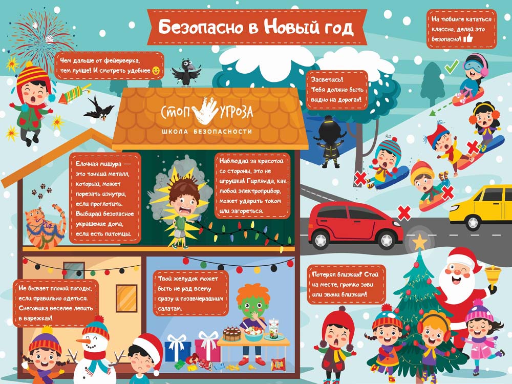 Безопасно в Новый год.